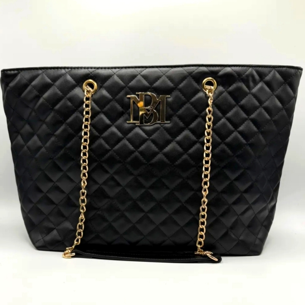 Badgley Mischka Large Black Tote